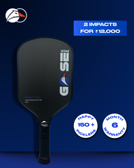 Impact Pick 14mm | Toray T700 Raw Carbon Fibre Surface | Intermediate Pickleball Paddle | High Power Output