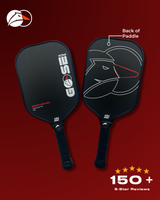 Signature Pick 16mm | Thermoformed | USAPA Approved | Toray T700 Raw Carbon Fibre Surface | Intermediate Pickleball Paddle | Premium Power & Control