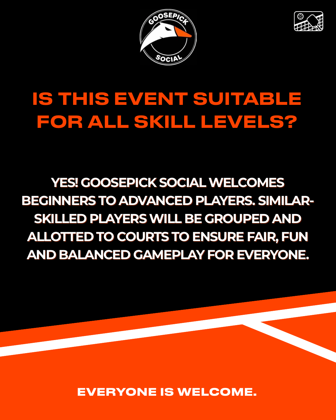 Goosepick Social 4.0 | Mumbai's Biggest Pickleball Social | Structured Rotational Play | Mystery Partner Format | Open to All Skill Levels