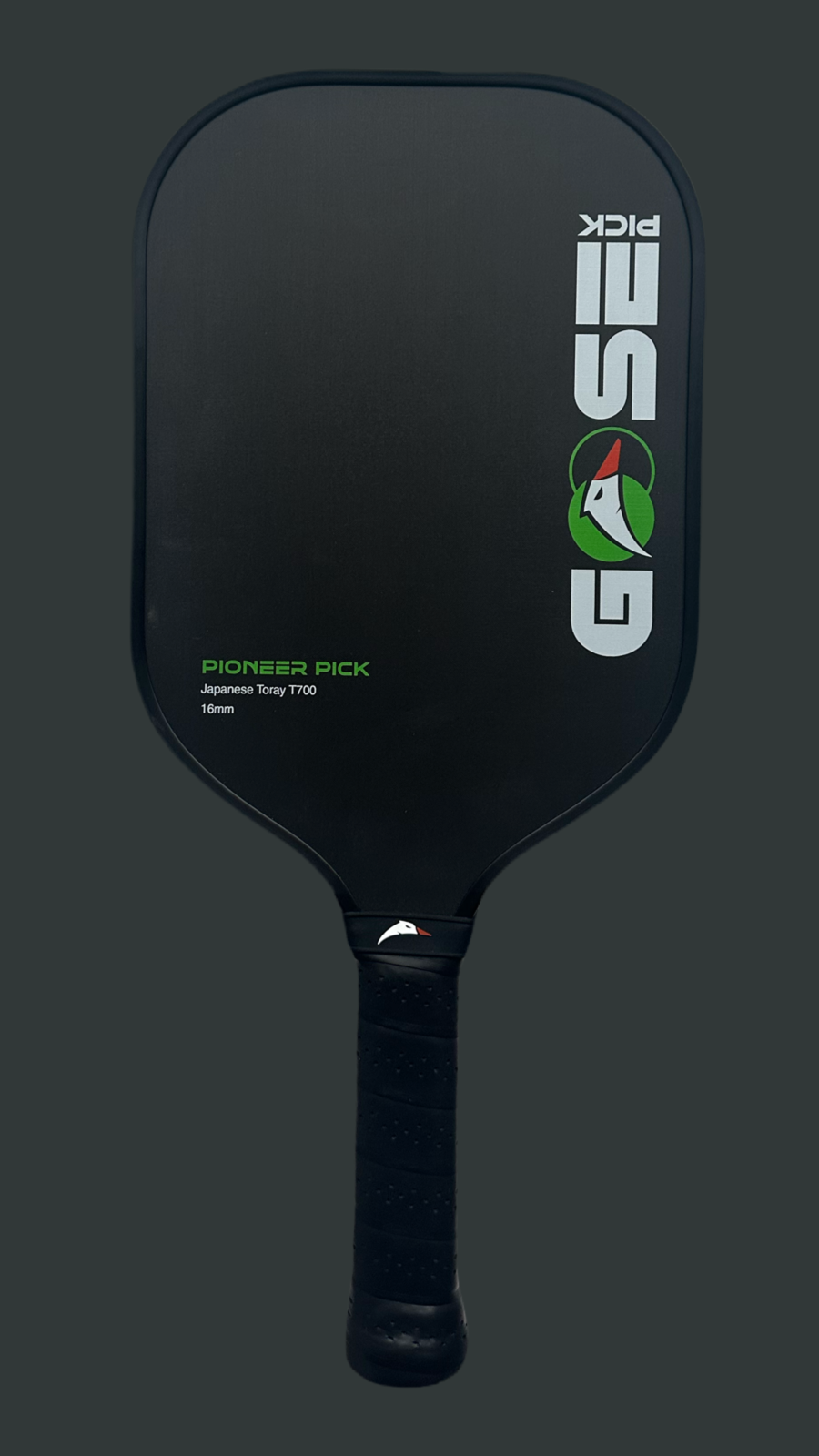 Pioneer Pick 16mm | Toray T700 Raw Carbon Fibre Surface | Beginner Pickleball Paddle | Superior Control