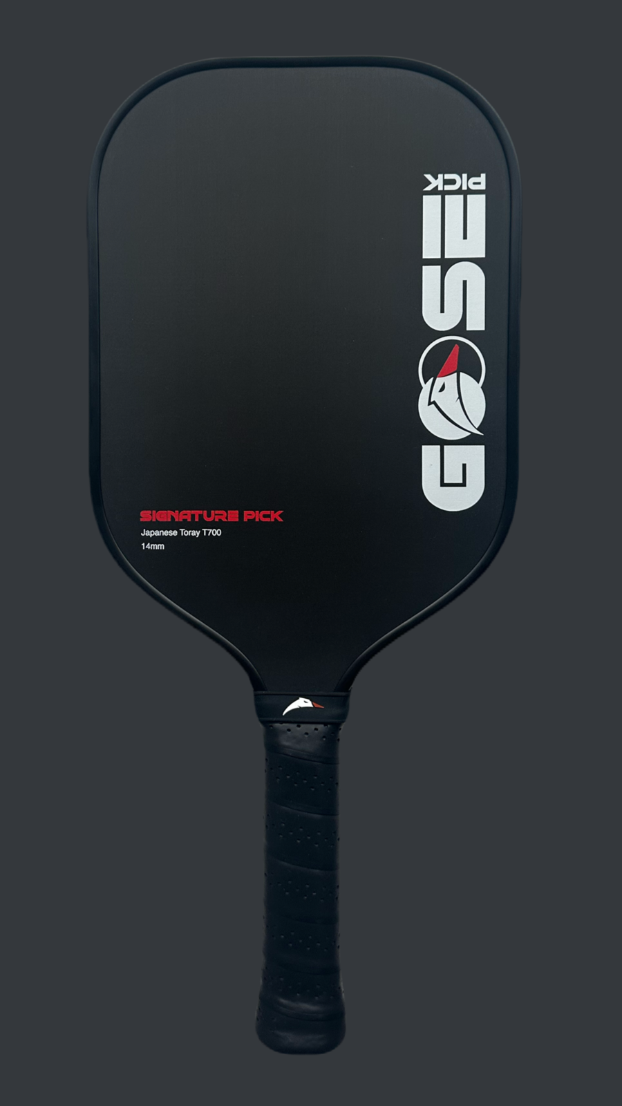 Signature Pick 14mm | Thermoformed | Toray T700 Raw Carbon Fibre Surface | Advanced Pickleball Paddle | High Power Output