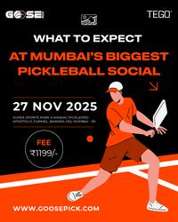 Goosepick Social | Mumbai's Biggest Pickleball Social | Open to All Skill Levels
